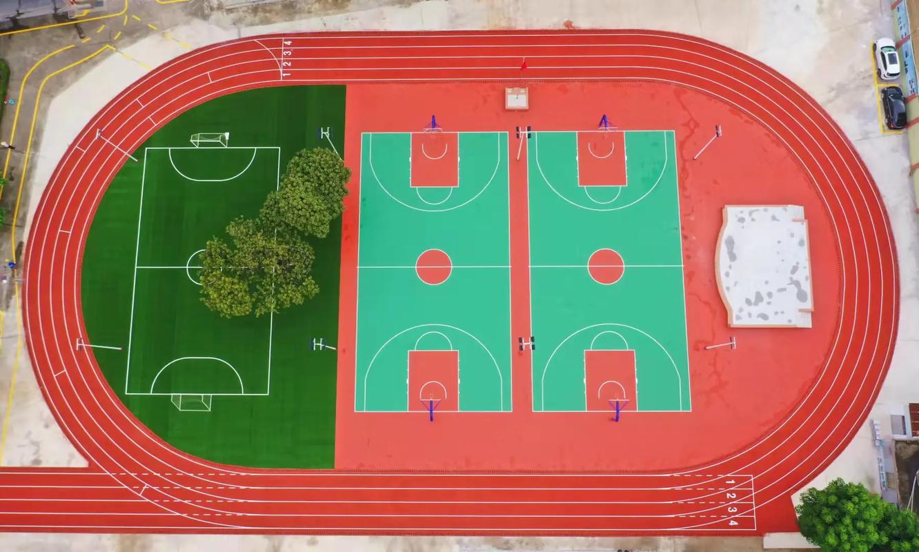 河池市学校塑胶跑道篮球场 - 价格